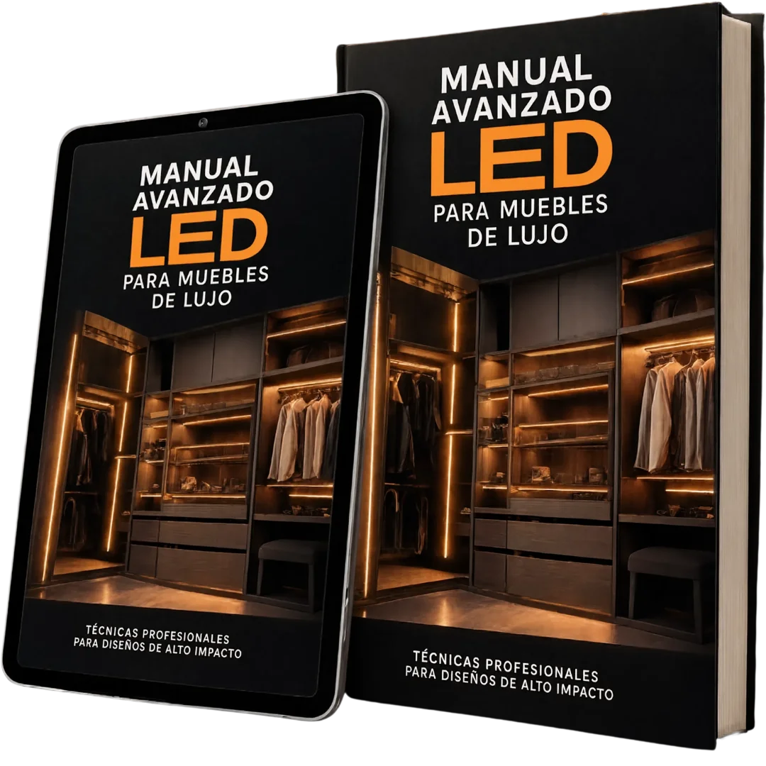 Muebles con iluminación LED