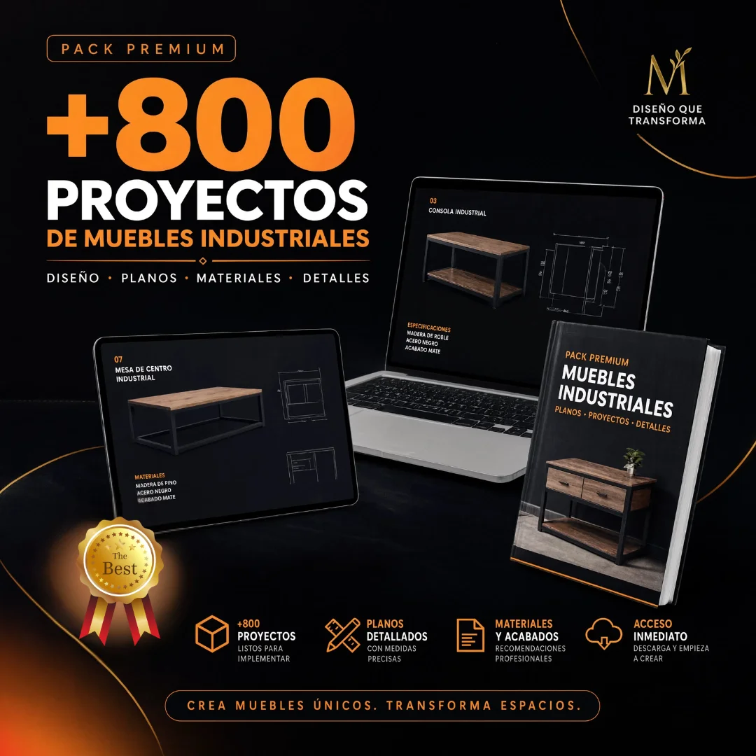 +800 Proyectos de Muebles Industriales